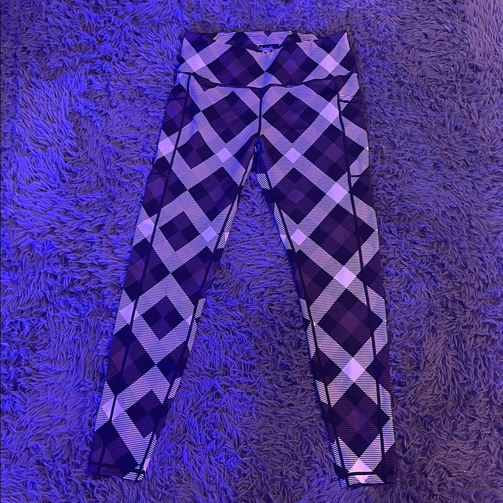 Constantly Varied Gear Purple Geometric Leggings